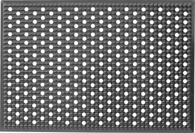 ESD Anti-Fatigue Floor Mat with Holes | Infinity Bubble ESD | Black | 60 x 300 cm | Grounding Cord + Snap (15')
